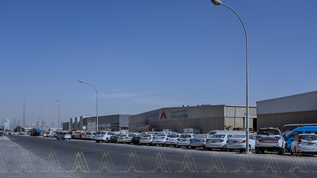 Al Quoz industrial District of Dubai