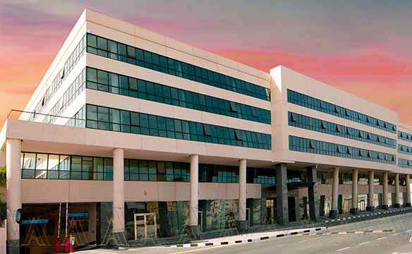 Al Garhoud Business Center front view