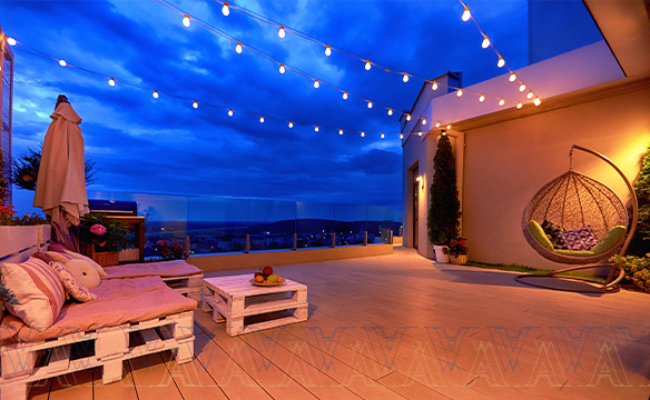 apartment rooftop deck