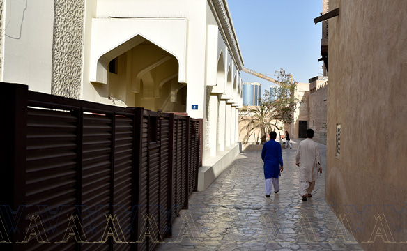 Old historic district in Deira Dubai