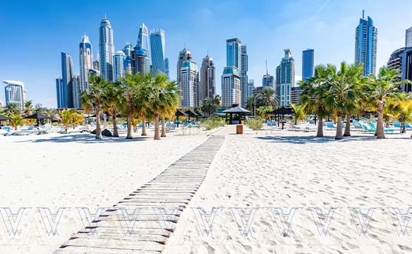 JBR beach Dubai