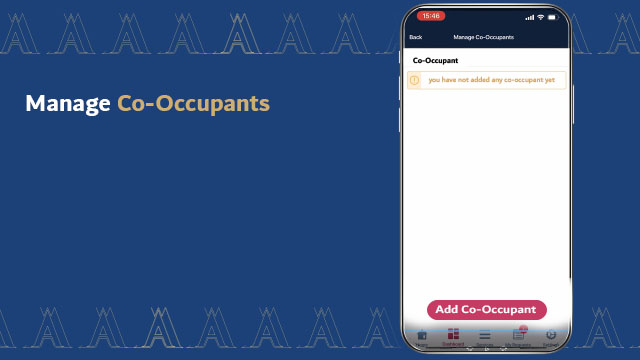 Adding Co-occupants Via Dubai REST App